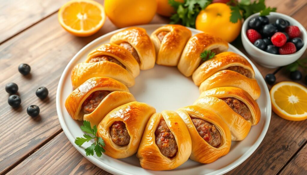 Breakfast Crescent Roll Ring