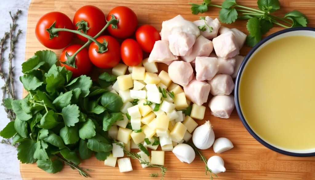 Chicken Gnocchi Soup ingredients