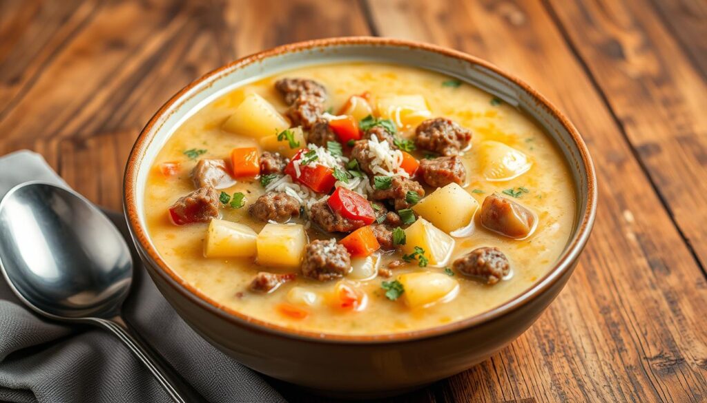 Hamburger Potato Soup