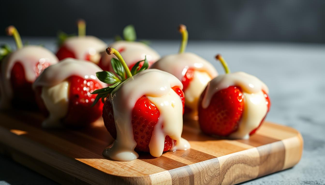 Cheesecake Stuffed Strawberries