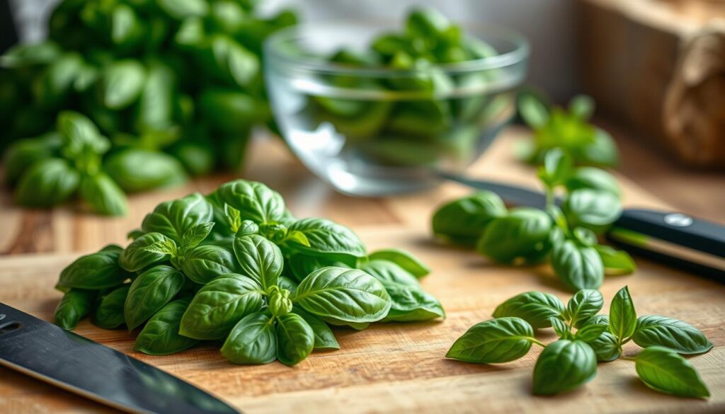 Fresh Basil Preparation Techniques