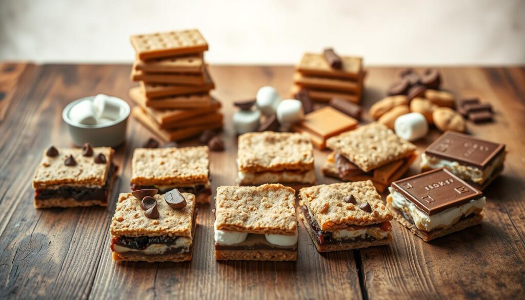 Gluten-free and vegan s'mores bars variations