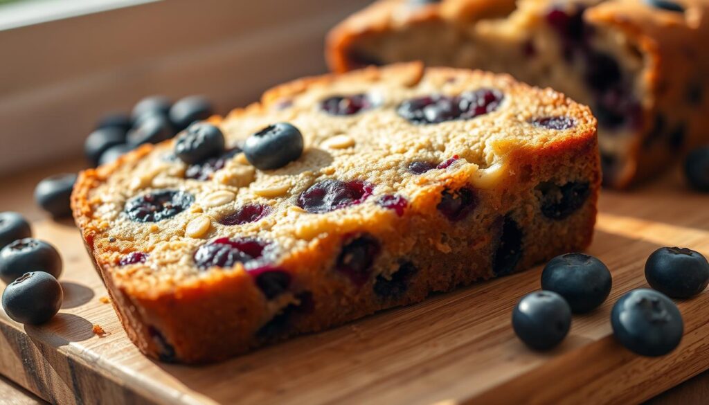 Healthy Blueberry Banana Bread