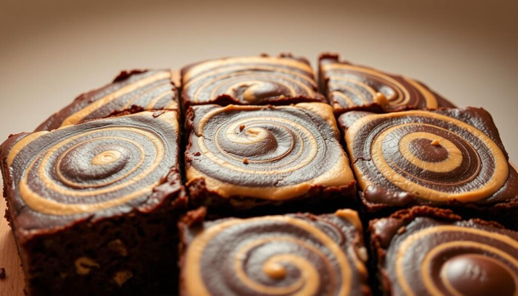 Peanut Butter Swirl Brownies