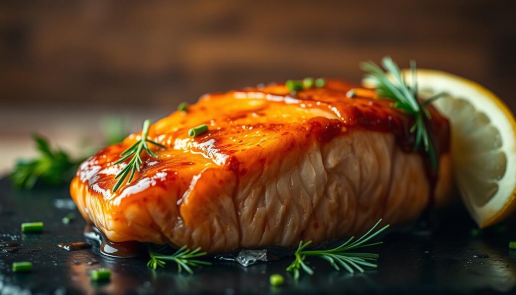 Spicy Maple Glazed Salmon Flavor Profile