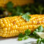 air fryer cilantro lime corn