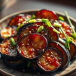 miso-glazed eggplant